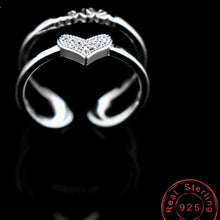 Load image into Gallery viewer, Double Love Heart Ring