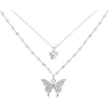 Load image into Gallery viewer, Double Butterfly Necklaces