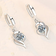 Load image into Gallery viewer, Dancing Heart Drop Earrings