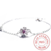 Load image into Gallery viewer, Cherry Blossom Flower Bracelet