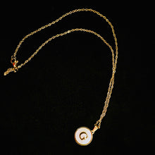 Load image into Gallery viewer, Sun Letter Pendant Necklace