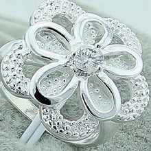 Load image into Gallery viewer, Big Flower Zircon Ring