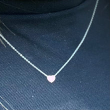 Load image into Gallery viewer, Mini Double-sided Color Heart Necklace