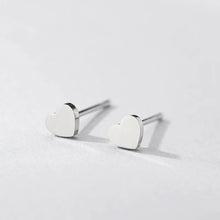Load image into Gallery viewer, Mini Heart Stud Earrings