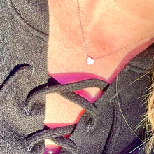 Load image into Gallery viewer, Mini Double-sided Color Heart Necklace