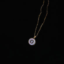 Load image into Gallery viewer, Sun Letter Pendant Necklace