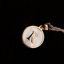 Load image into Gallery viewer, Sun Letter Pendant Necklace