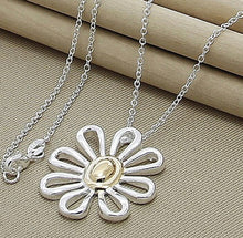 Load image into Gallery viewer, Hollow Flower Pendant & Necklace