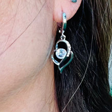 Load image into Gallery viewer, Dancing Heart Drop Earrings