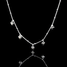 Load image into Gallery viewer, Solid Dangling Heart Pendant Anklet