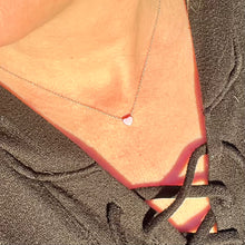Load image into Gallery viewer, Mini Double-sided Color Heart Necklace