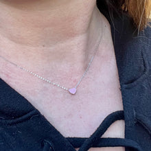 Load image into Gallery viewer, Mini Double-sided Color Heart Necklace