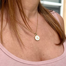 Load image into Gallery viewer, Sun Letter Pendant Necklace