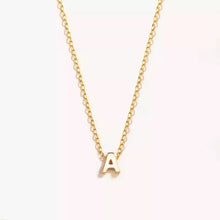 Load image into Gallery viewer, Mini Letter Pendant Necklace