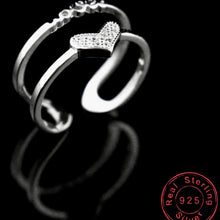 Load image into Gallery viewer, Double Love Heart Ring