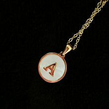 Load image into Gallery viewer, Sun Letter Pendant Necklace