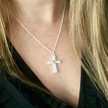 Load image into Gallery viewer, Heart Cross Necklace