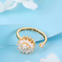 Load image into Gallery viewer, Sunflower Anti-Stress/Anxiety Fidget Ring