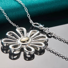 Load image into Gallery viewer, Hollow Flower Pendant & Necklace