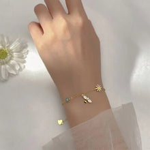 Load image into Gallery viewer, Daisy & Bee Charm Bracelet