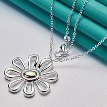Load image into Gallery viewer, Hollow Flower Pendant & Necklace