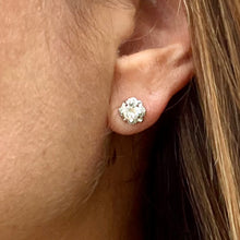 Load image into Gallery viewer, Crystal Flower Stud Earrings (Secret Gift)