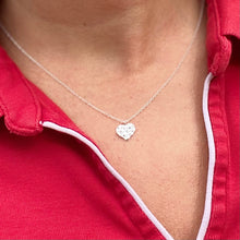 Load image into Gallery viewer, Sterling Silver Heart Necklace & Bracelet Set