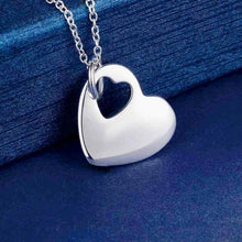 Load image into Gallery viewer, Solid Punch-out Heart Necklace