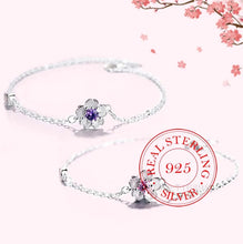 Load image into Gallery viewer, Cherry Blossom Flower Bracelet