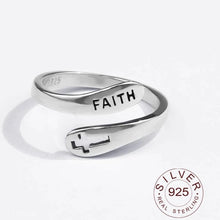 Load image into Gallery viewer, Faith Cross Ring
