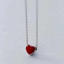 Load image into Gallery viewer, Mini Double-sided Color Heart Necklace
