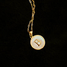 Load image into Gallery viewer, Sun Letter Pendant Necklace