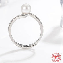 Load image into Gallery viewer, Twisted Pearl Zircon Ring
