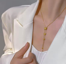 Load image into Gallery viewer, Double Cascading Butterfly Necklace
