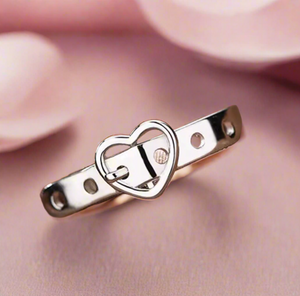 Heart Belt Ring