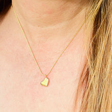Load image into Gallery viewer, Sideways Dangling Heart Necklace

