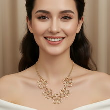 Load image into Gallery viewer, 5 Hollow Flower Necklace
