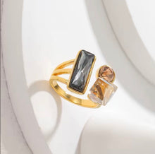 Load image into Gallery viewer, Multi Stone Geometric Ring
