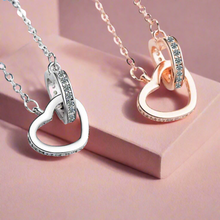 Load image into Gallery viewer, Interlocking Heart Necklace
