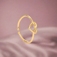 Knot Heart Ring