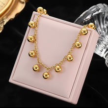 Load image into Gallery viewer, Dangling Beads Necklace &amp; Earrings Set
