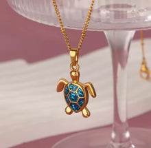 Load image into Gallery viewer, Color Turtle Necklace
