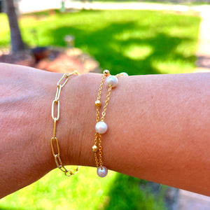 Pearl Double-Layer Bracelet