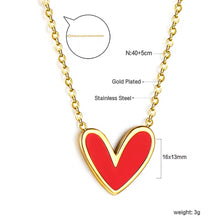 Load image into Gallery viewer, Love Heart Shell Necklace
