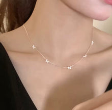 Load image into Gallery viewer, 5 Mini Dangling Butterfly Necklace

