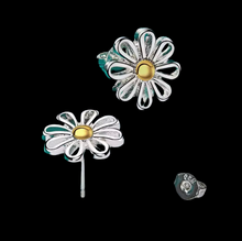 Load image into Gallery viewer, Hollow Flower Stud Earrings
