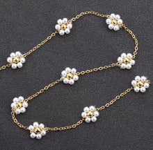Load image into Gallery viewer, Pearl Flower Necklace
