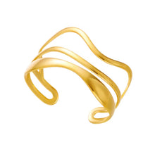 Load image into Gallery viewer, Wave Triple Bangle
