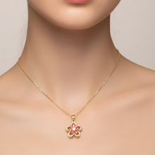 Load image into Gallery viewer, Fidget Spinner Flower Necklaces
