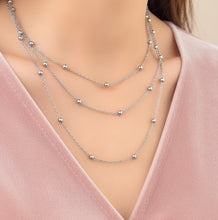 Load image into Gallery viewer, Triple Tier Bead Necklace

